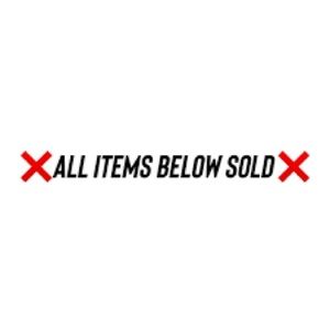 ❌All items below are sold❌